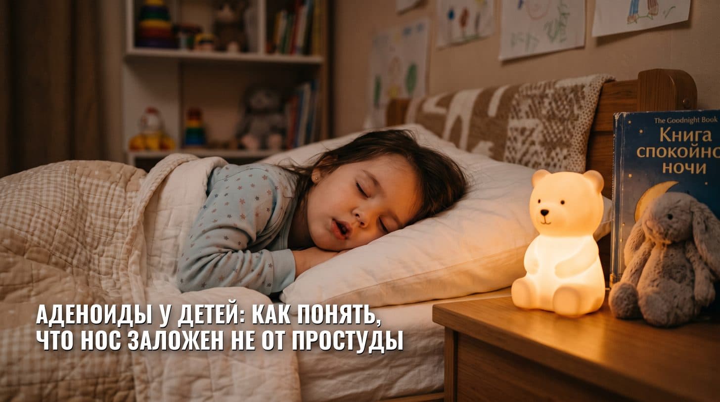 Аденоиды у детей: как понять, что нос заложен не от простуды