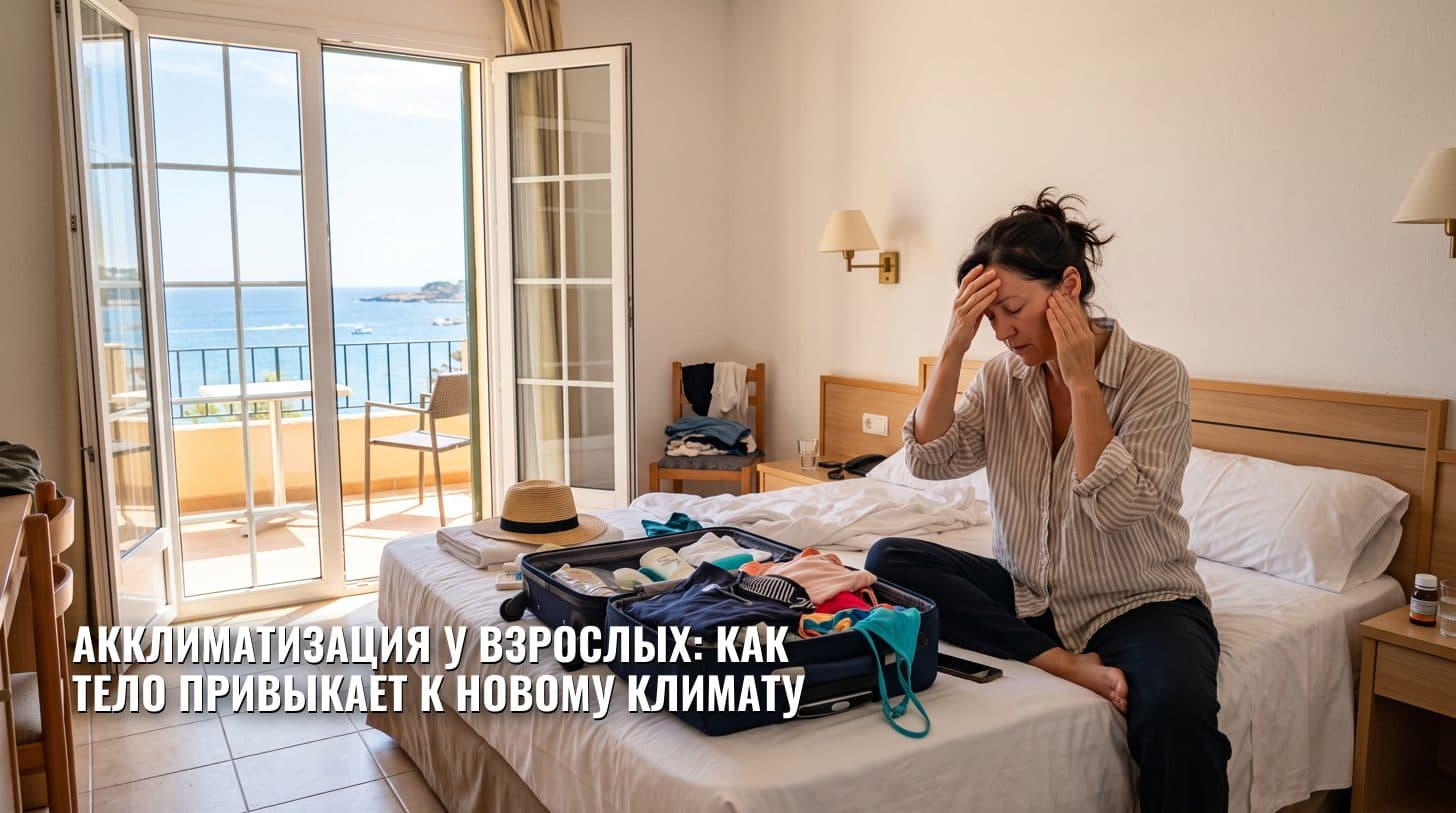 Акклиматизация у взрослых: как тело привыкает к новому климату