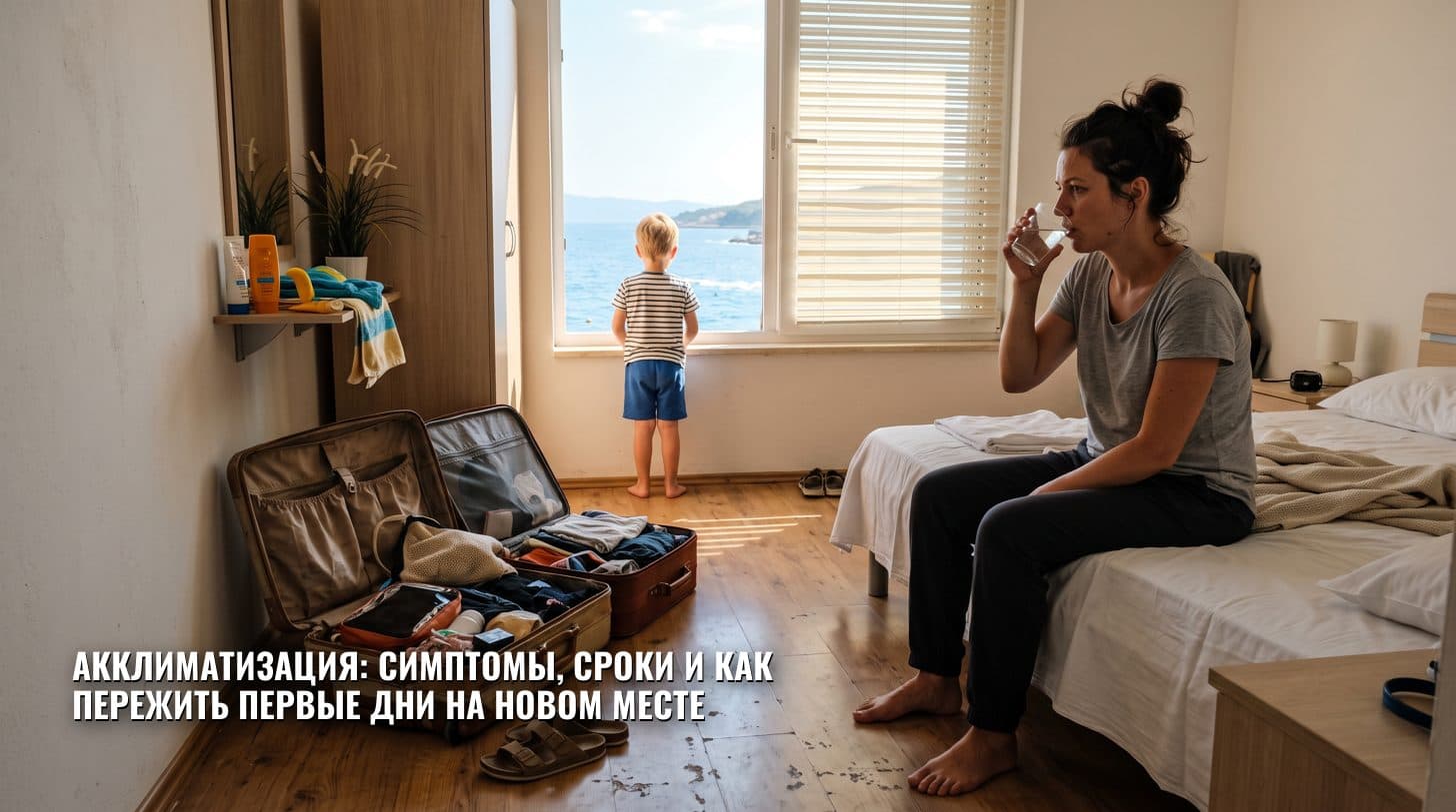 Акклиматизация: симптомы, сроки и как пережить первые дни на новом месте