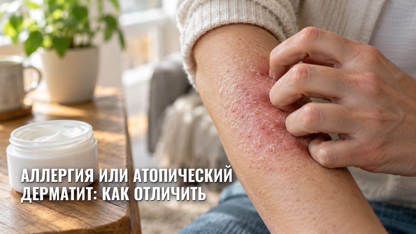 Аллергия или атопический дерматит: как отличить