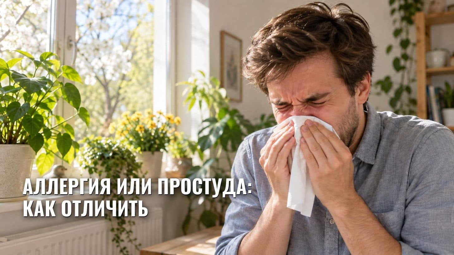 Аллергия или простуда: как отличить