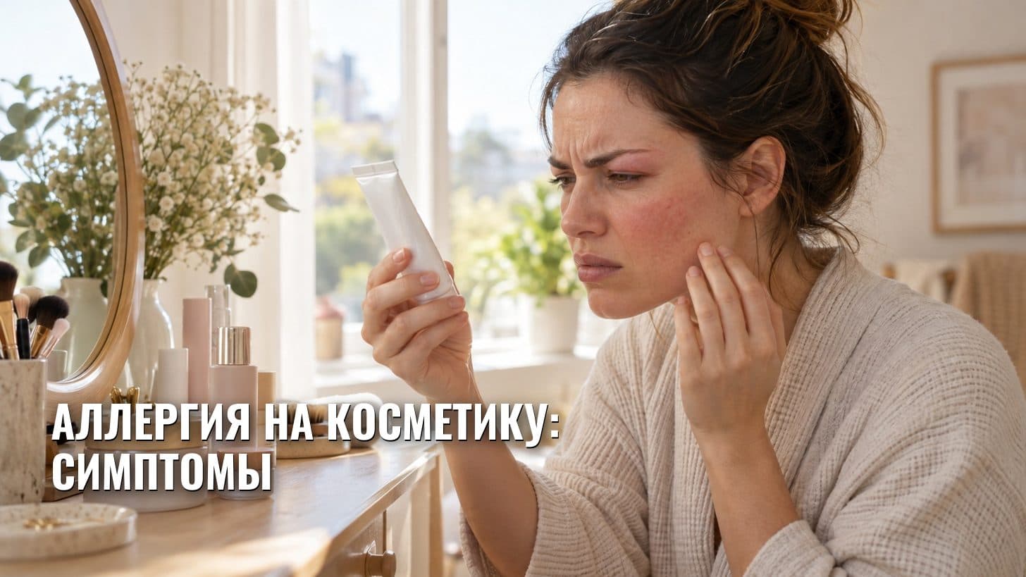 Аллергия на косметику: симптомы