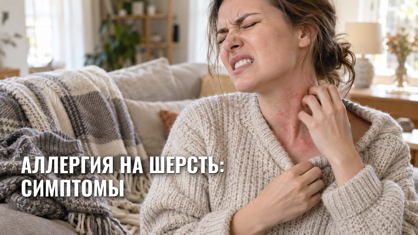 Аллергия на шерсть: симптомы