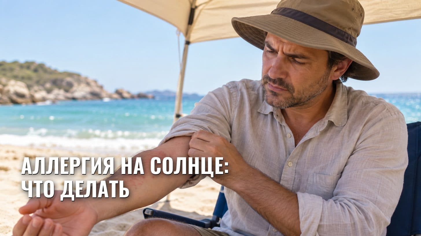 Аллергия на солнце: что делать
