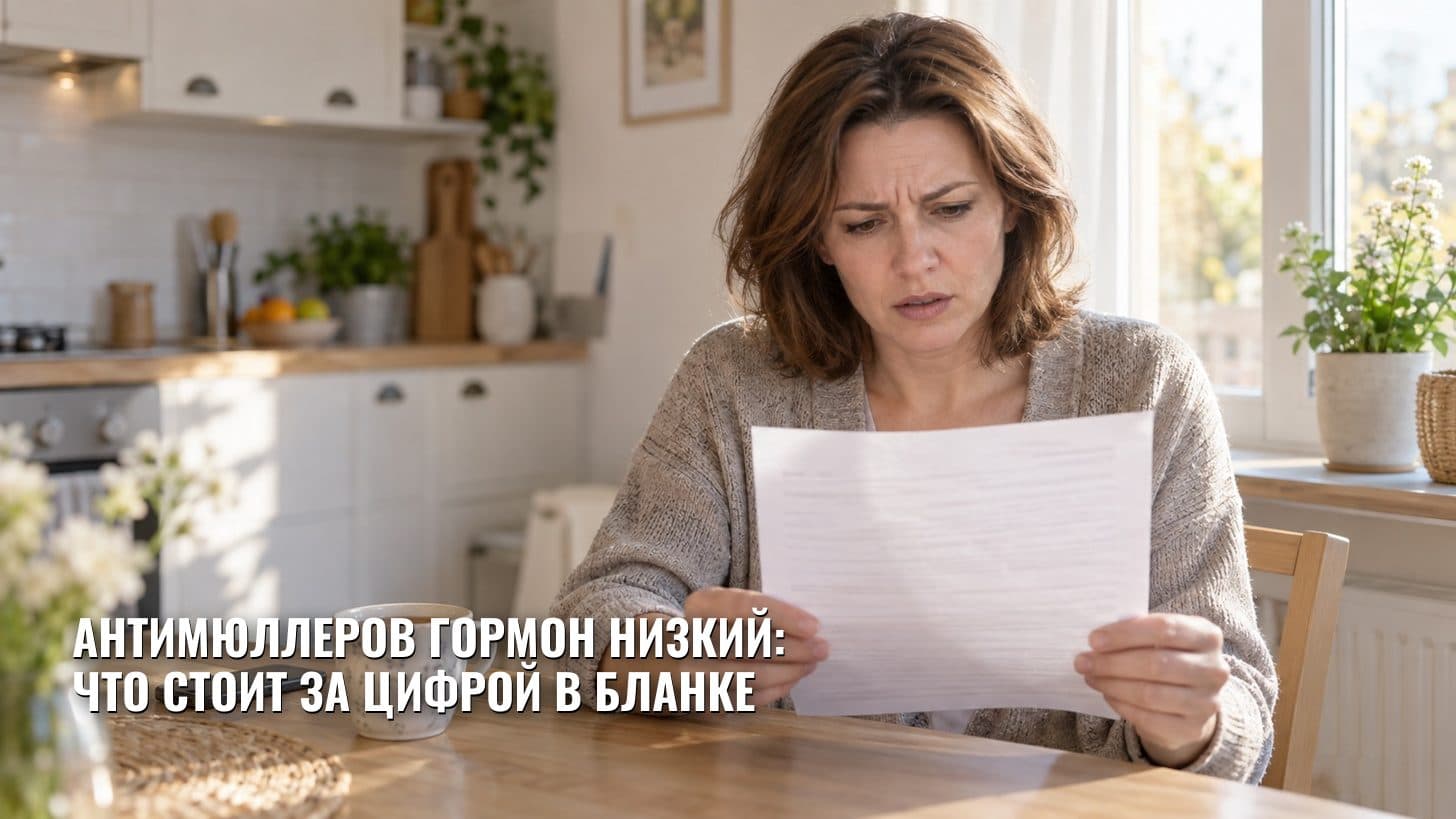 Антимюллеров гормон низкий: что стоит за цифрой в бланке