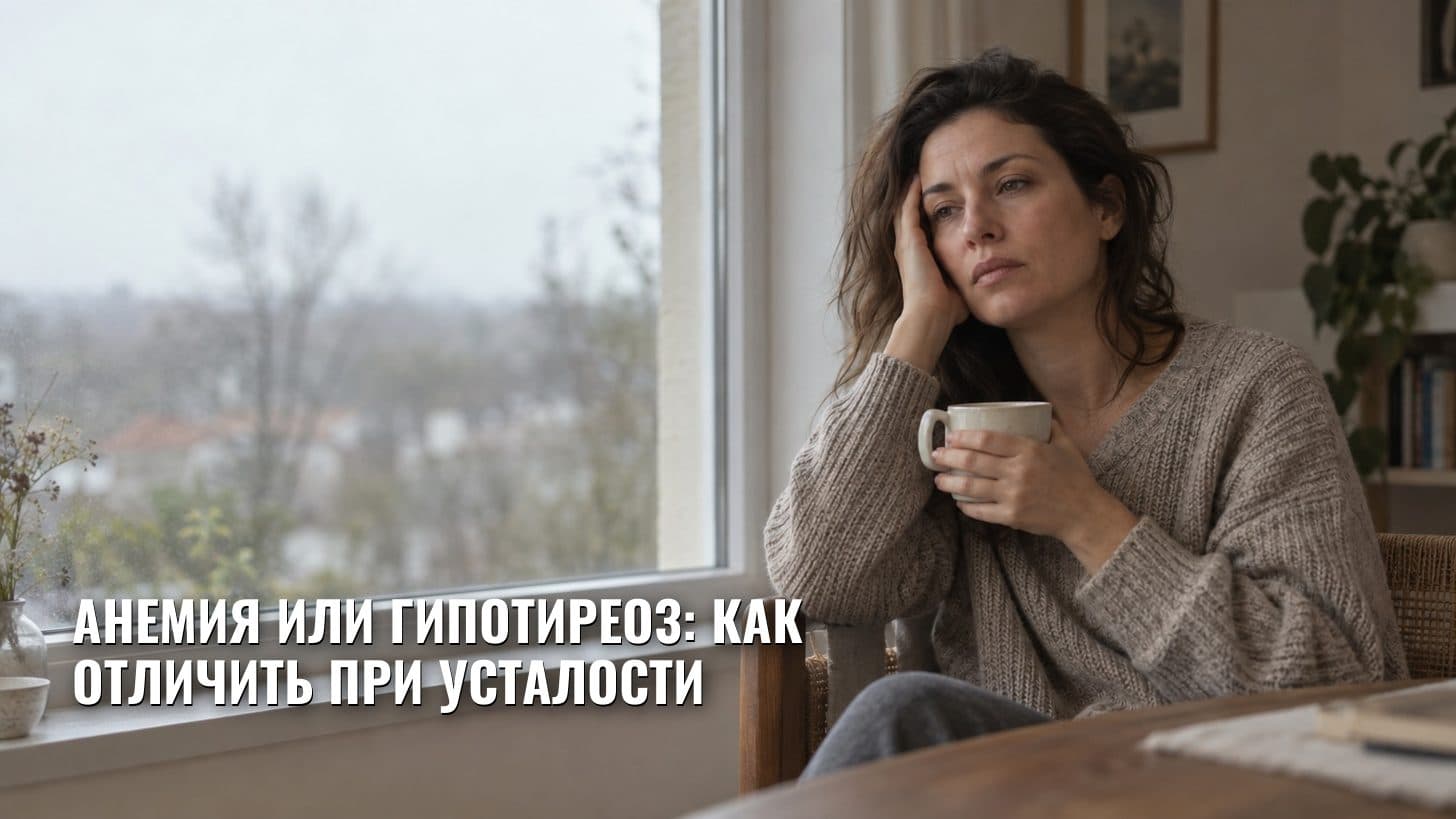 Анемия или гипотиреоз: как отличить при усталости