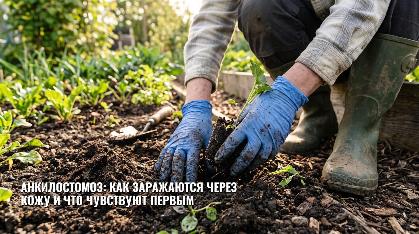 Анкилостомоз: как заражаются через кожу и что чувствуют первым