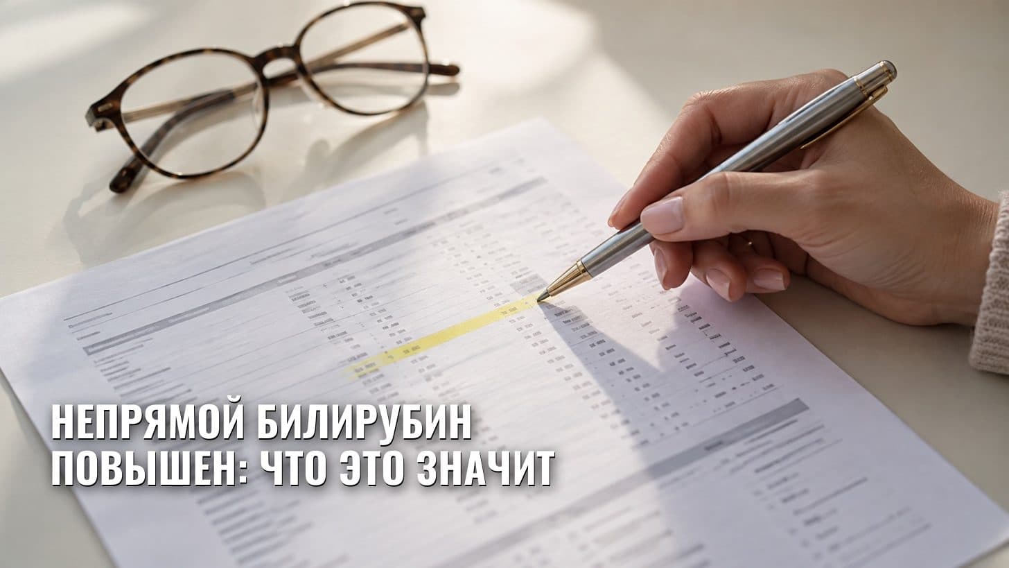 Непрямой билирубин повышен: что это значит