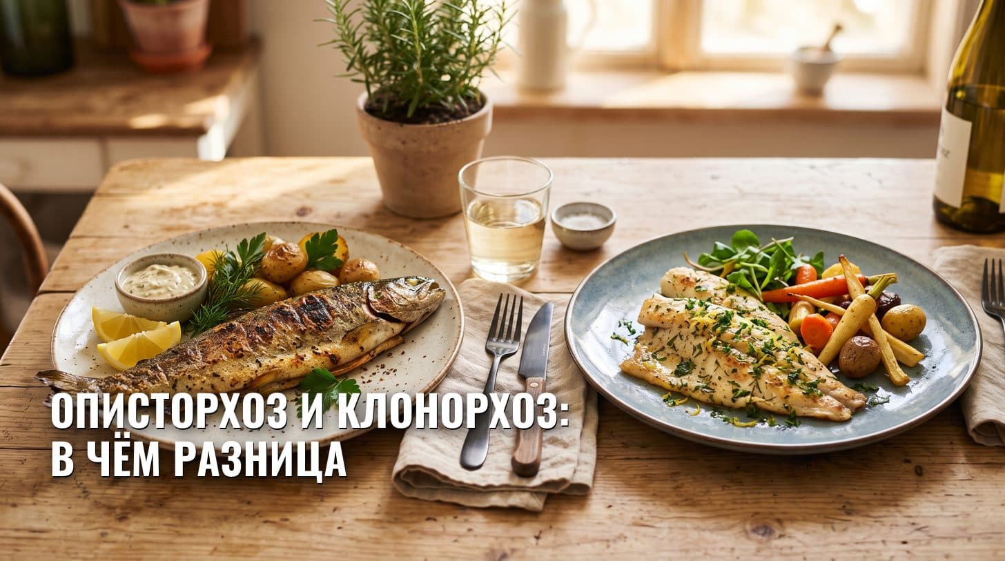 Описторхоз и клонорхоз: в чём разница