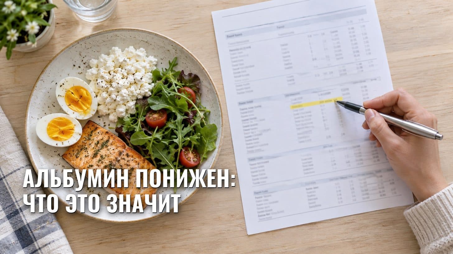 Альбумин понижен: что это значит