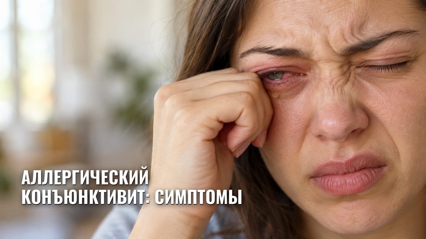 Аллергический конъюнктивит: симптомы