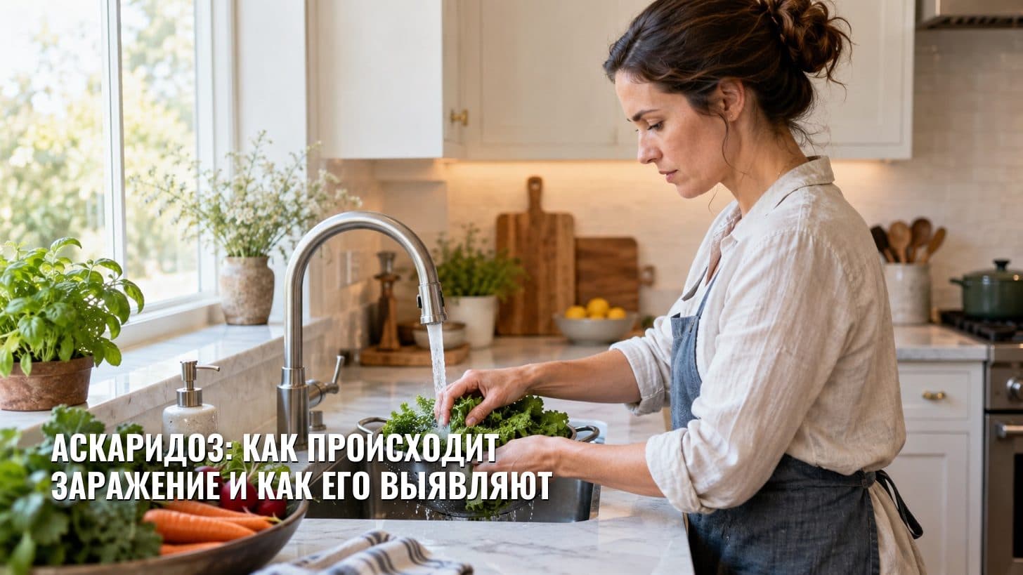 Аскариды у человека: симптомы, заражение, анализы и лечение