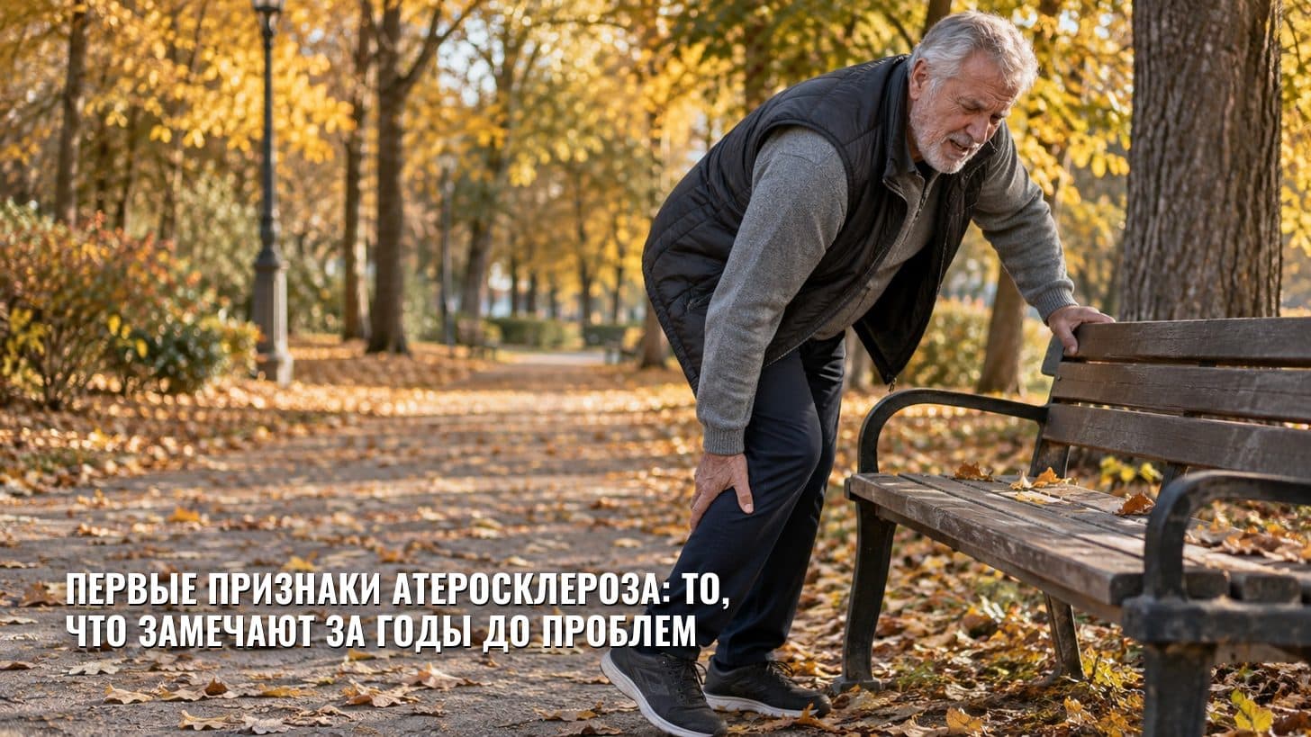 Первые признаки атеросклероза: то, что замечают за годы до проблем