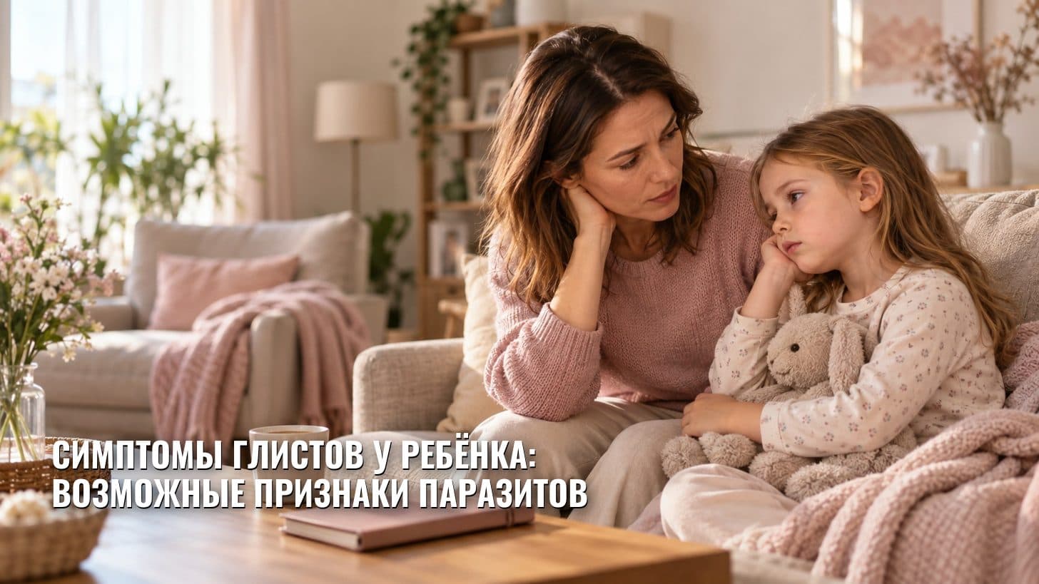 Симптомы глистов у ребёнка: возможные признаки паразитов