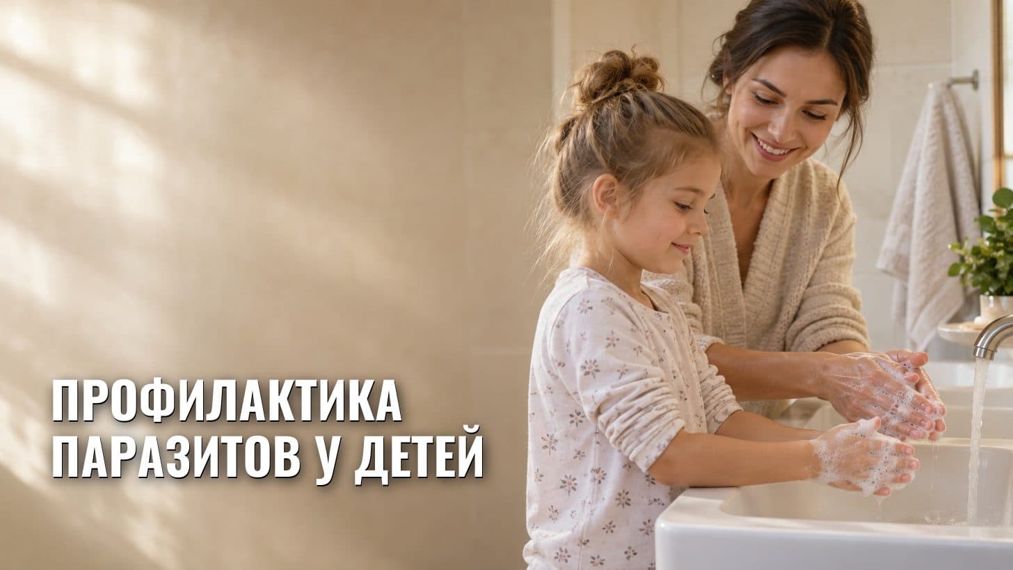 Профилактика паразитов у детей