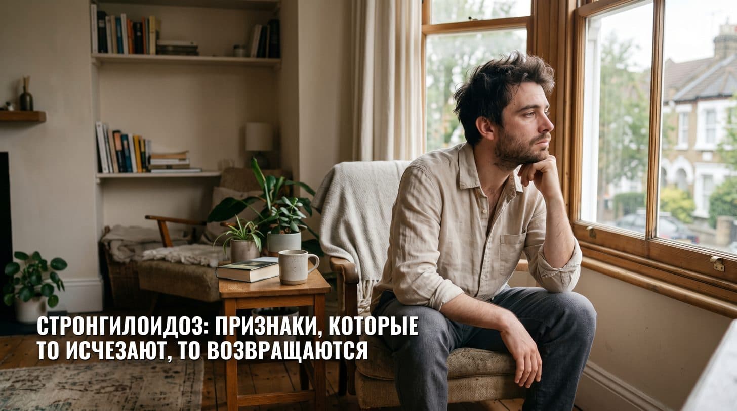 Стронгилоидоз: признаки, которые то исчезают, то возвращаются