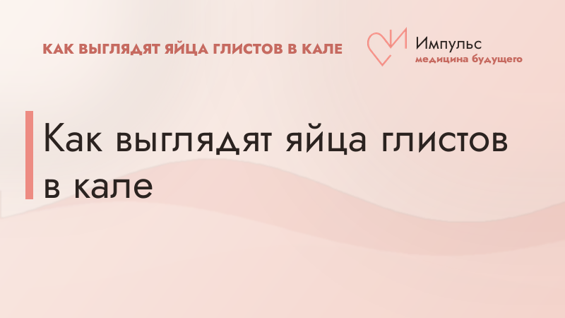 Как выглядят яйца глистов в кале