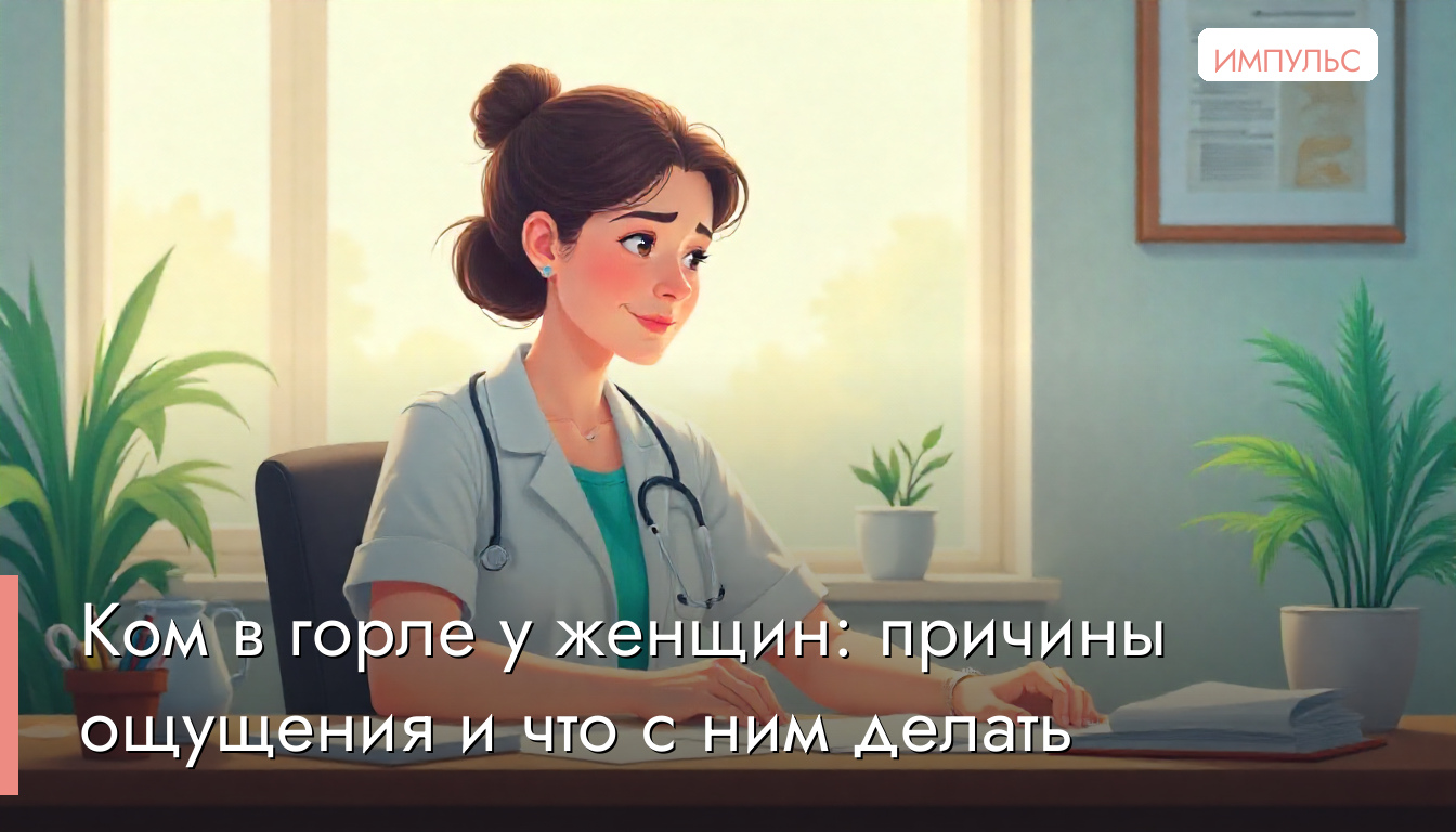 Ком в горле у женщин: причины ощущения и что с ним делать