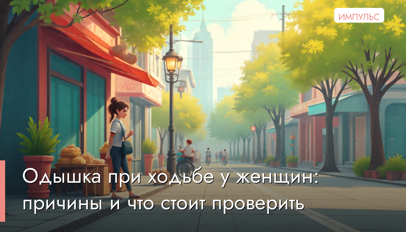 Одышка при ходьбе у женщин: причины и что стоит проверить