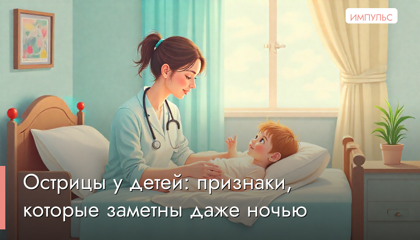 Острицы у детей: признаки, которые заметны даже ночью