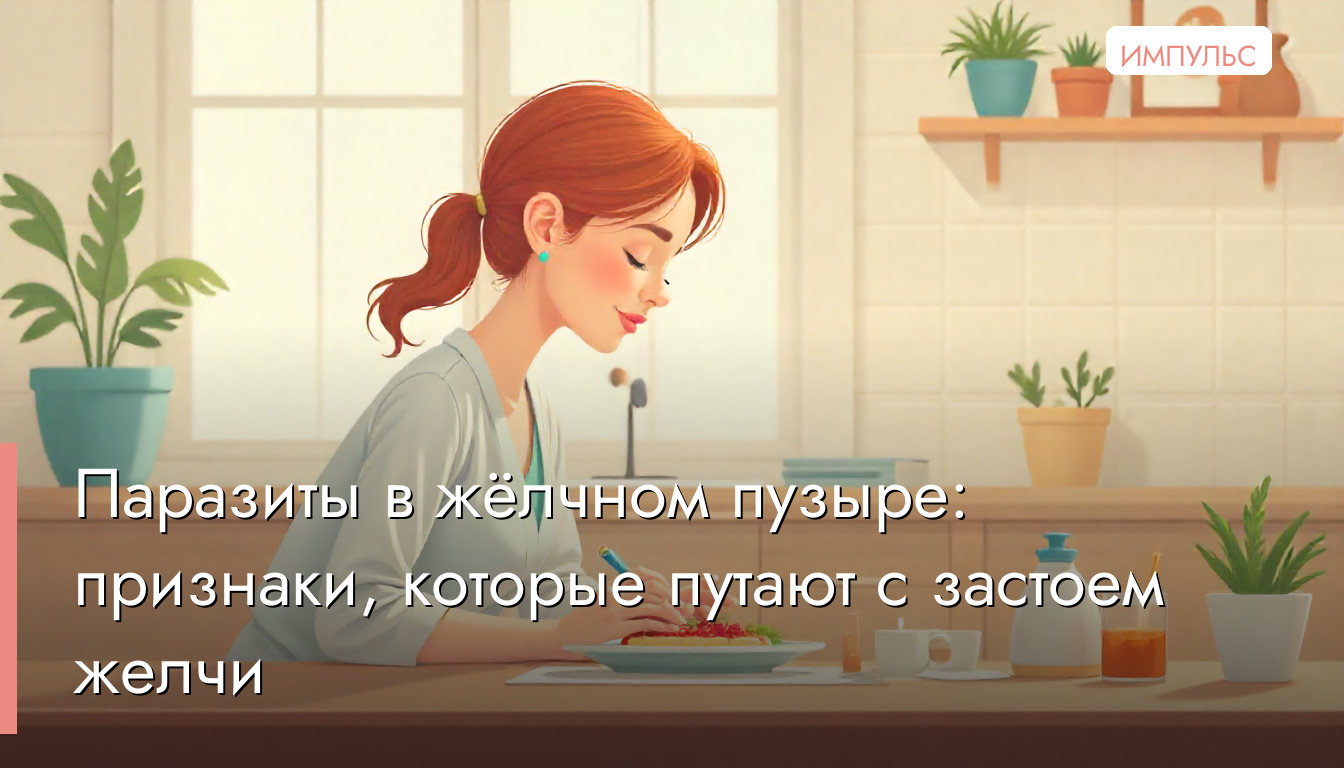 Паразиты в жёлчном пузыре: признаки, которые путают с застоем желчи